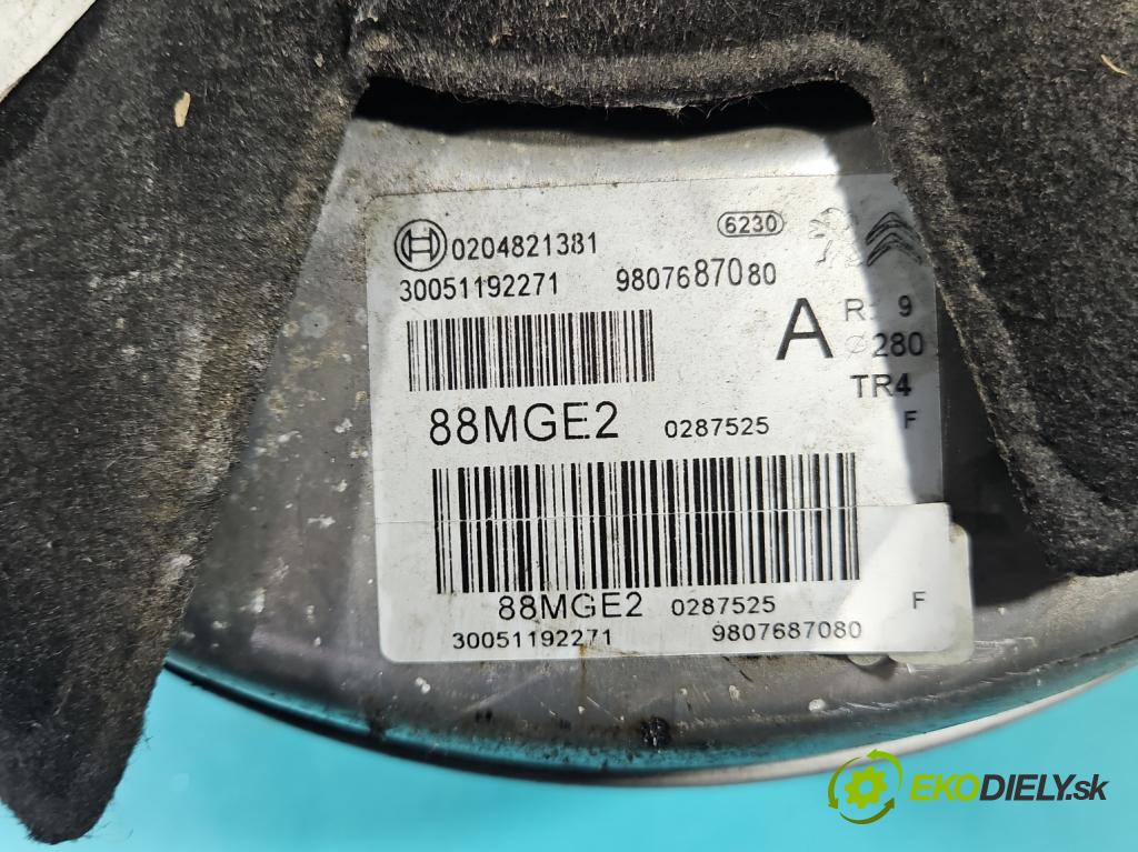Peugeot 3008 II 2016-2023 2.0 hdi 150 hp manual 110 kW 1997 cm3 5- servo posilovač 9807687080