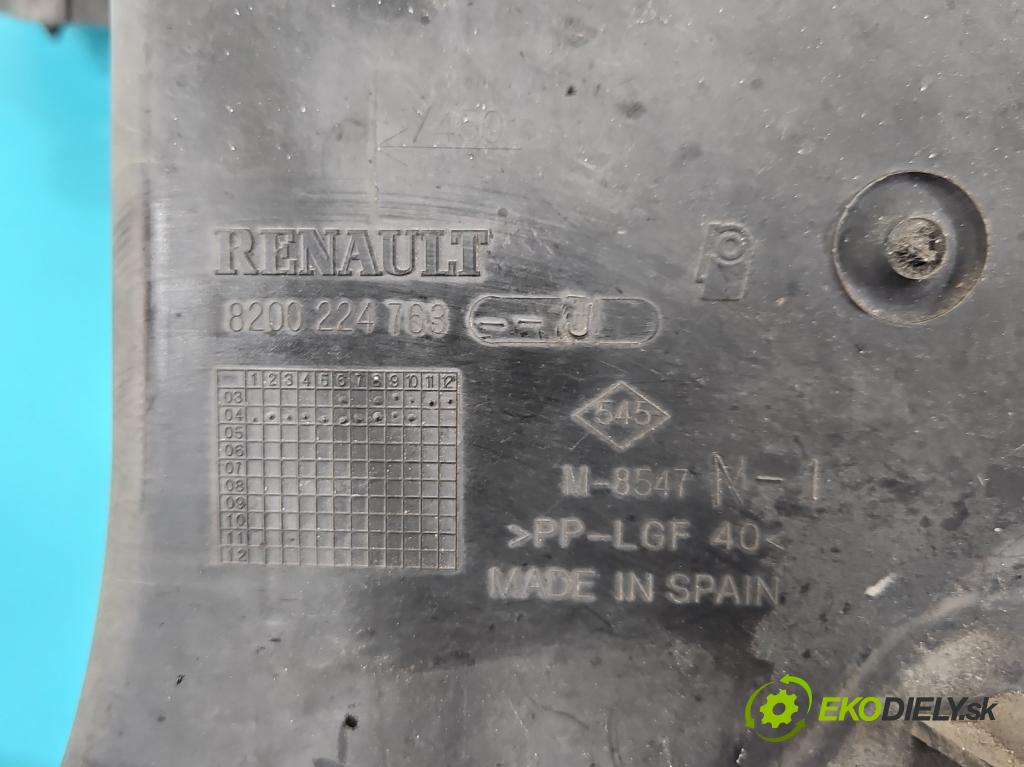 Renault Modus 1.1 16V 75 hp manual 55 kW 1149 cm3 5- stěna přední 8200224763J (Přední výztuha)