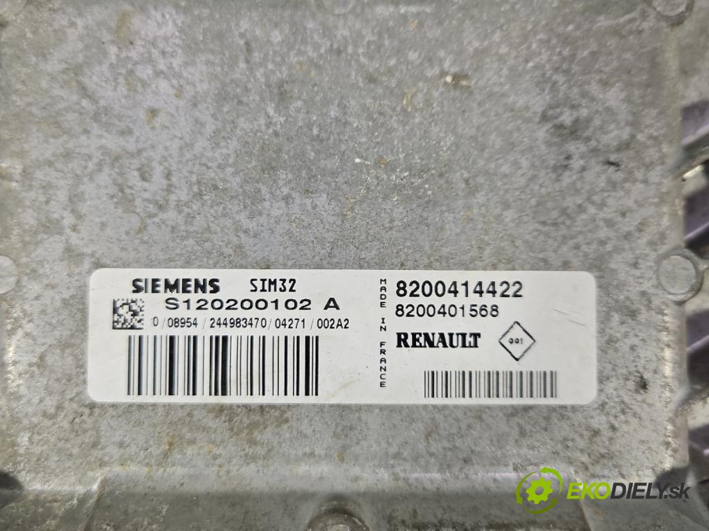 Renault Modus 1.1 16V 75 HP manual 55 kW 1149 cm3 5- riadiaca jednotka motora 8200414422