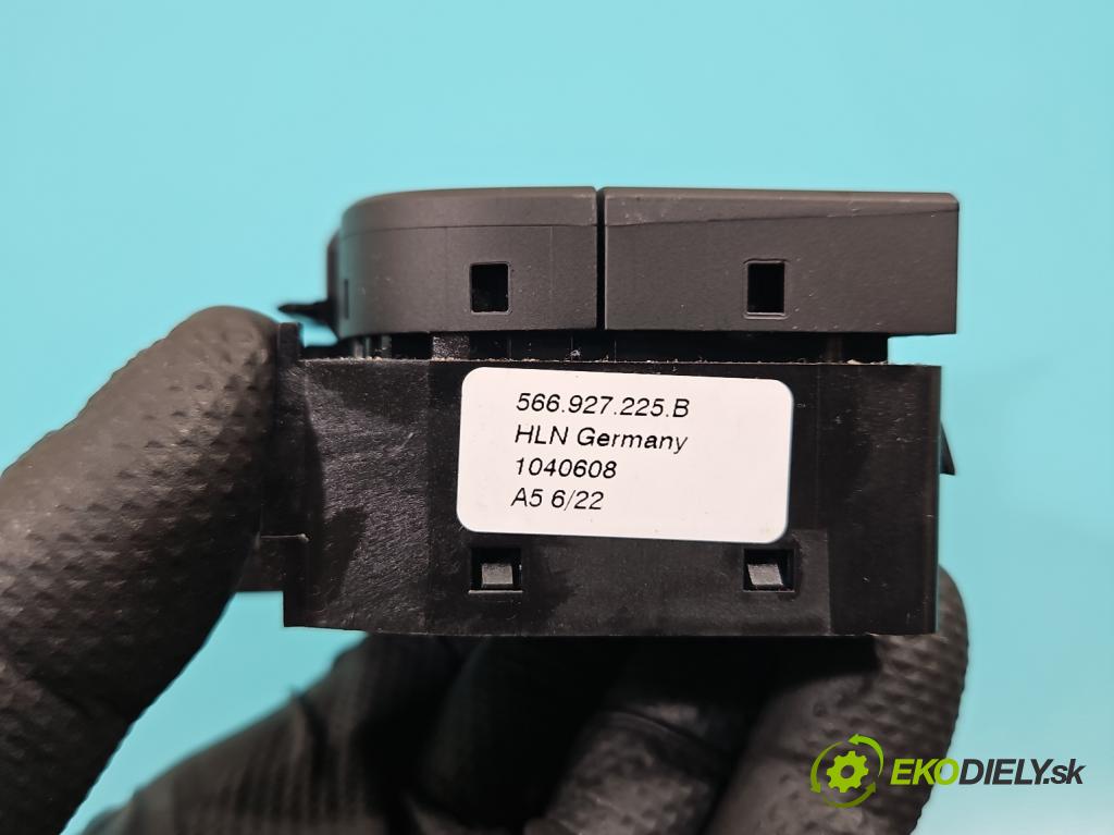 Skoda Kodiaq I 2.0 TSI 190 HP automatic 140 kW 1984 cm3 5- prepínač brzda: ručný 566927225B (Prepínacie páčky pod volantom)