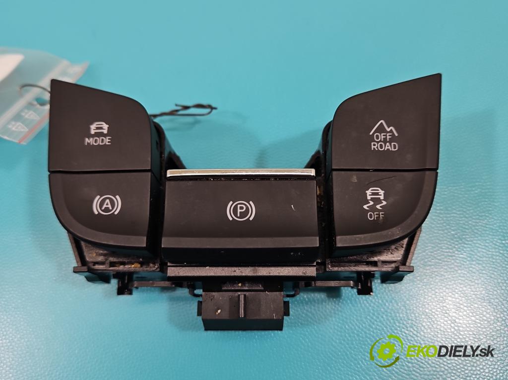 Skoda Kodiaq I 2.0 TSI 190 HP automatic 140 kW 1984 cm3 5- prepínač brzda: ručný 566927225B (Prepínacie páčky pod volantom)