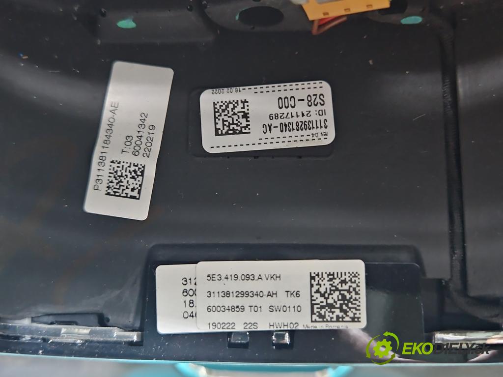 Skoda Kodiaq I 2.0 TSI 190 HP automatic 140 kW 1984 cm3 5- volant 5E3419093A (Volant)