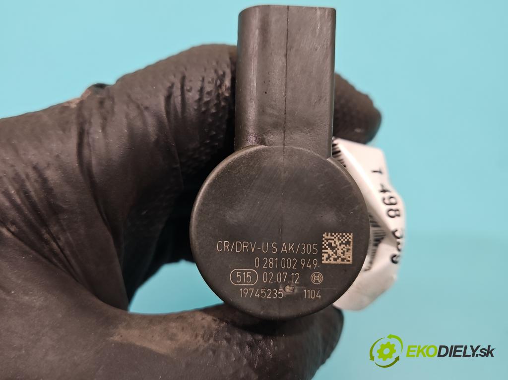 Bmw 5 F10 2010-2017 2.0d 218 HP automatic 160 kW 1995 cm3 5- snímač tlak: palivo 0281002949 (Snímač)