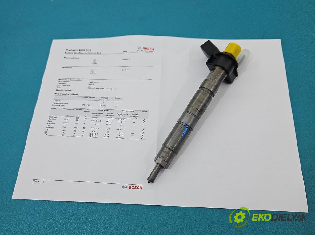 Bmw 5 F10 2010-2017 2.0d 218 HP automatic 160 kW 1995 cm3 5- vstrek 0445117030 (Vstrekovač paliva)