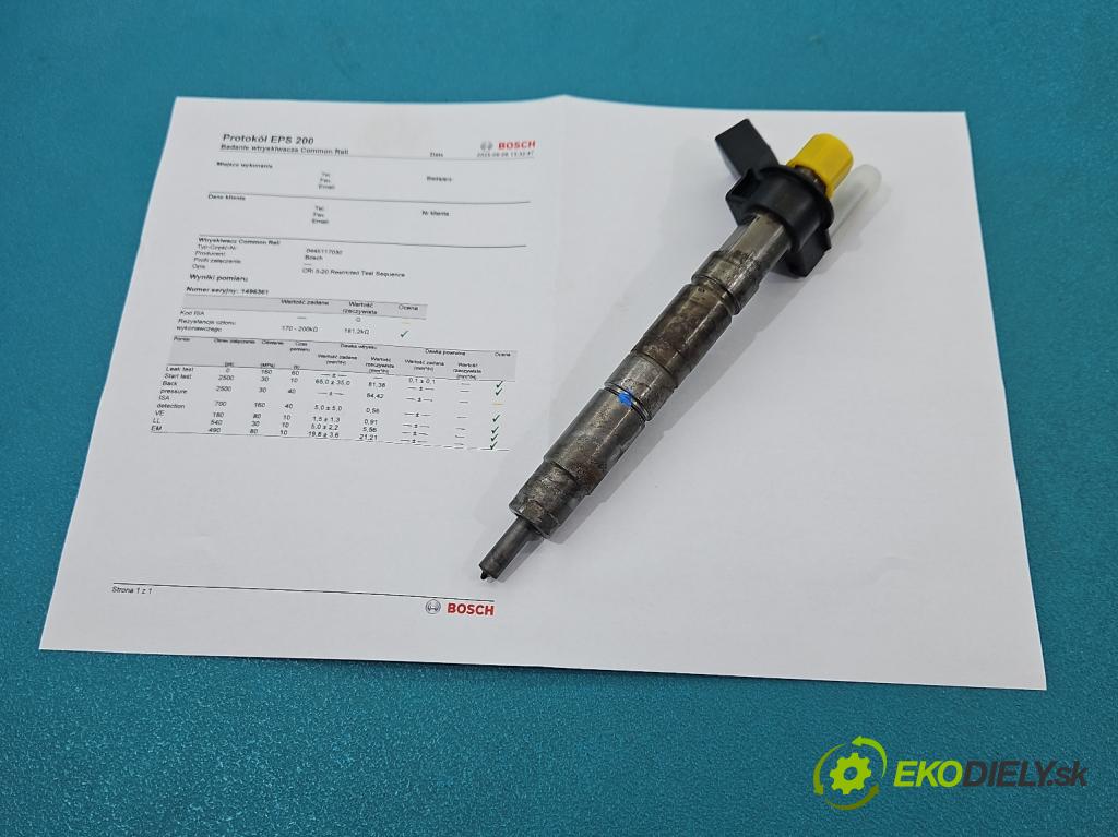 Bmw 5 F10 2010-2017 2.0d 218 HP automatic 160 kW 1995 cm3 5- vstrek 0445117030 (Vstrekovač paliva)