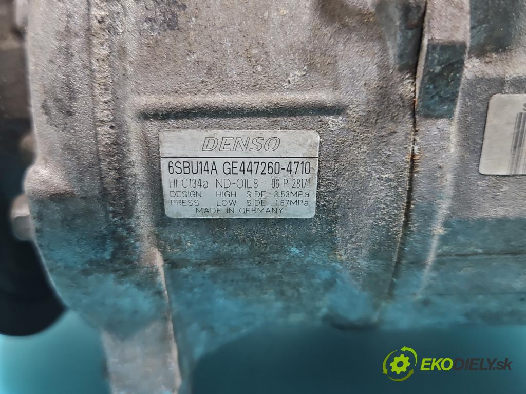 Bmw 5 F10 2010-2017 2.0d 218 HP automatic 160 kW 1995 cm3 5- Kompresor: klimatizácie 447260-4710 (Kompresor klimatizácie)