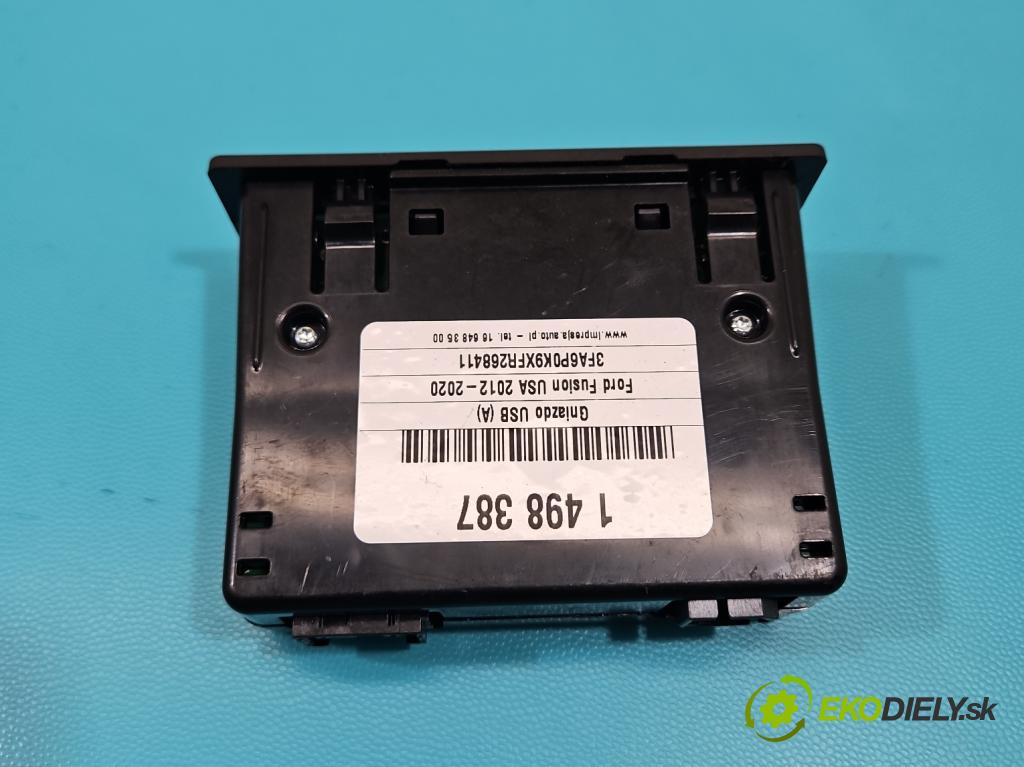 Ford Fusion USA 2012-2020 2.0 EcoBoost: automatic 179 kW 1999 cm3 4- zásuvka USB BT4T-14F014-AE