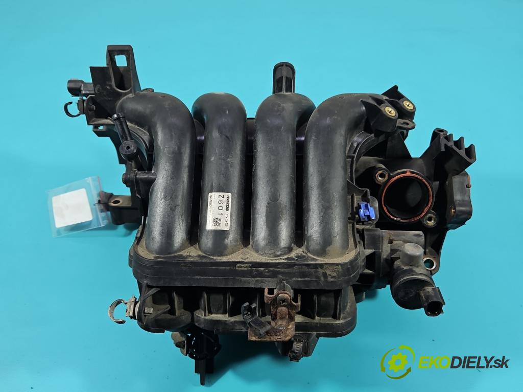 Mazda 3 I BK 2003-2009 1.6 16V 105 hp manual 77 kW 1598 cm3 5- potrubí sací 099800-0054 (Sací potrubí)