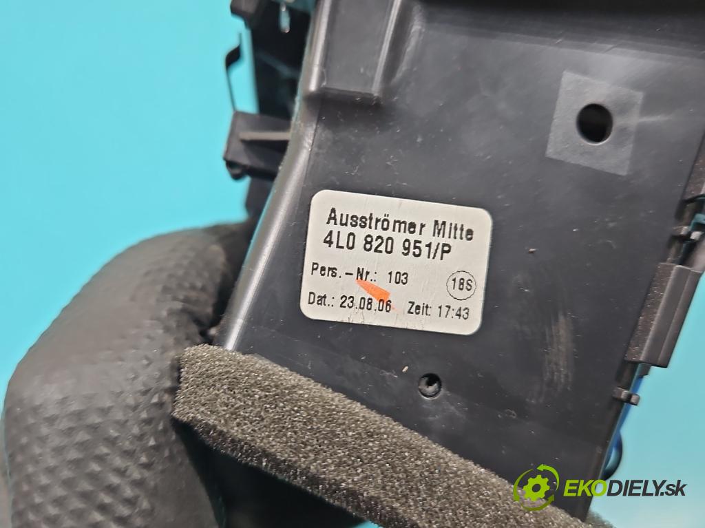 Audi Q7 2005-2015 3.6 V6 FSI 280KM automatic 206 kW 3562 cm3 5- Mřížka: topení medián: 4L0820951 (Mřížka topení)