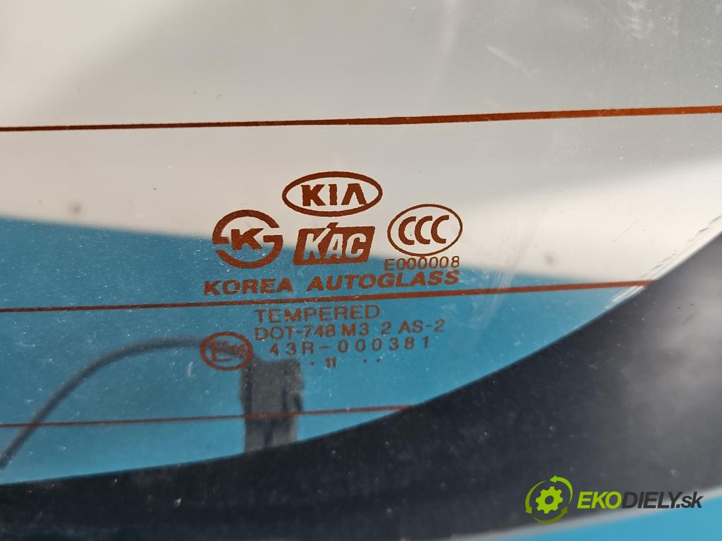 Kia Picanto I 2003-2011 1.0 61 hp manual 44,5 kW 999 cm3 5- sklo zadní  (Zadní sklo)