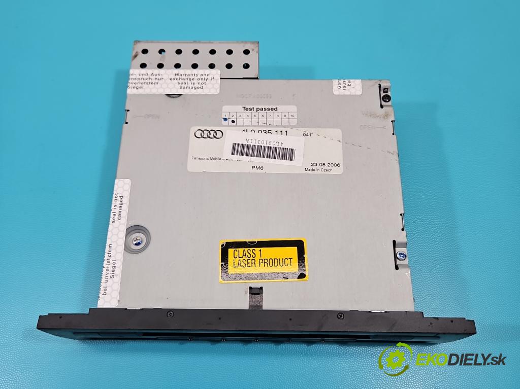 Audi Q7 2005-2015 3.6 V6 FSI 280KM automatic 206 kW 3562 cm3 5- Měnič: cd 4L0035111 (CD měnič)