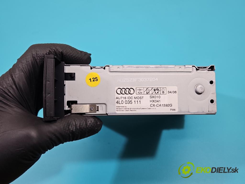 Audi Q7 2005-2015 3.6 V6 FSI 280KM automatic 206 kW 3562 cm3 5- Měnič: cd 4L0035111 (CD měnič)