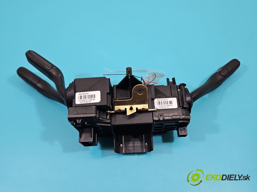 Audi Q7 2005-2015 3.6 V6 FSI 280KM: automatic 206 kW 3562 cm3 5- prepínač komplex: 4F0953549A (Prepínacie páčky pod volantom)