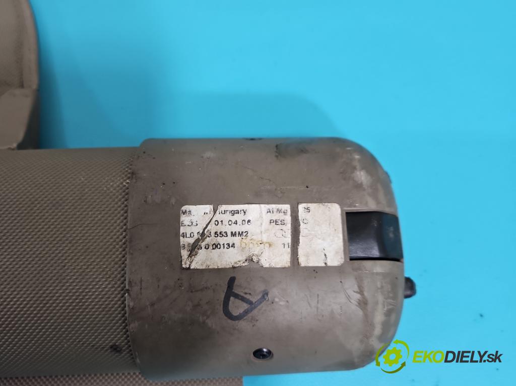 Audi Q7 2005-2015 3.6 V6 FSI 280KM automatic 206 kW 3562 cm3 5- roleta 4L0863553 (Roleta zavazadlového prostoru)