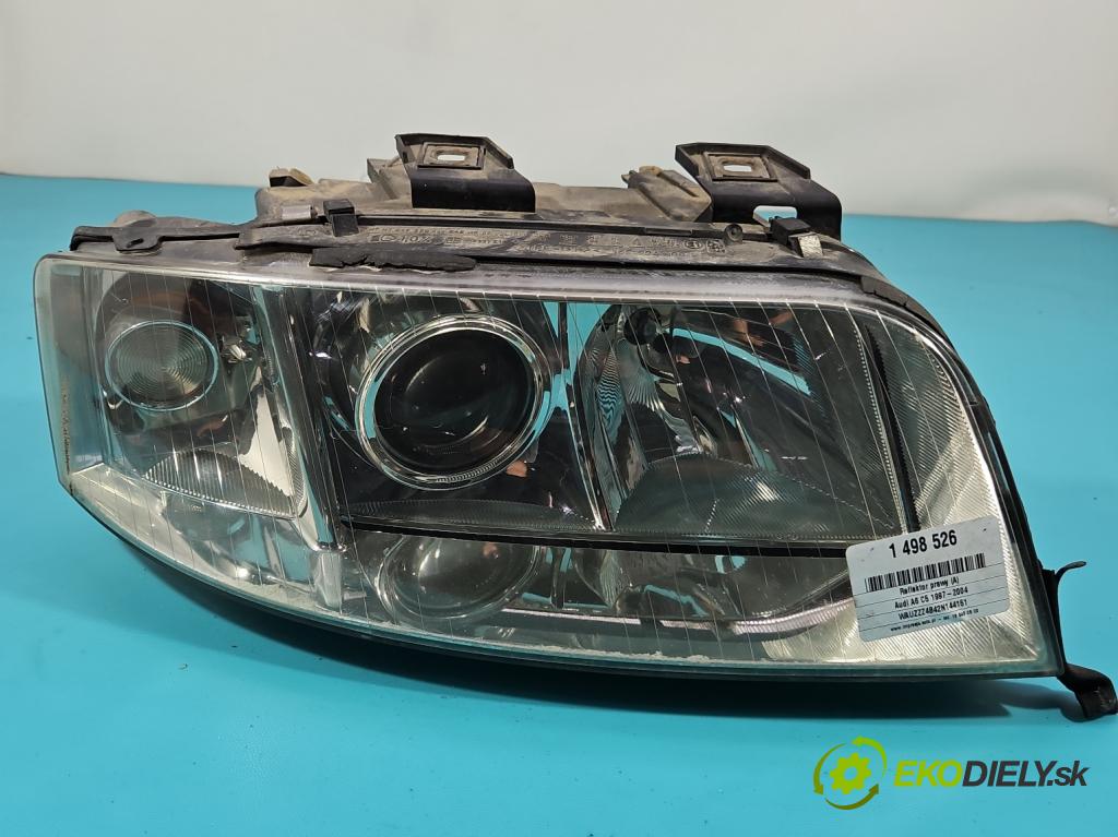 Audi A6 C5 1997-2004 2.5 tdi 155 hp automatic 114 kW 2496 cm3 5- světlo pravý  (Pravé přední světlo)