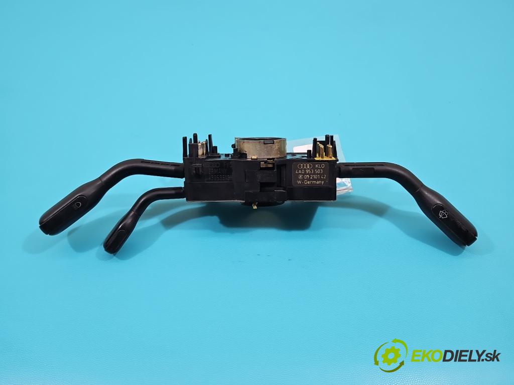 Audi 80 B4 1991-1994 2.0 90 HP manual 66 kW 1985 cm3 4- prepínač komplex: 4A0953503 (Prepínacie páčky pod volantom)