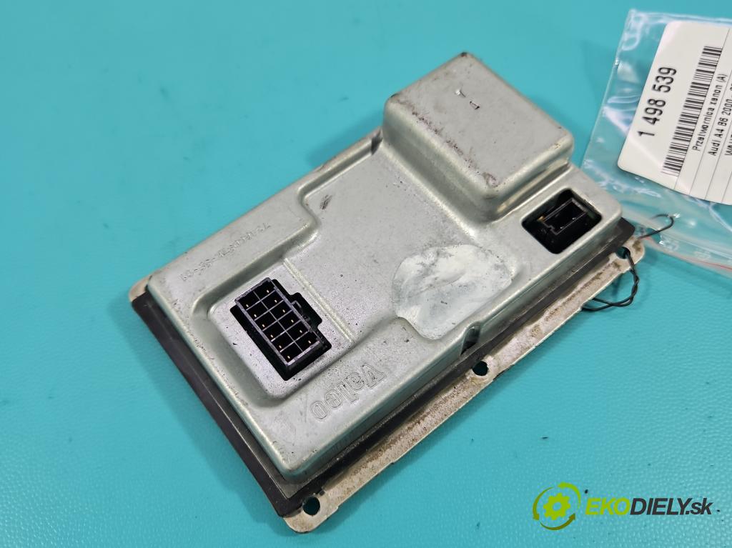 Audi A4 B6 2000-2004 2.0 20V 131 HP manual 96 kW 1984 cm3 4- střídač: xenon 73010137M (Riadiaca jednotka xenónu)