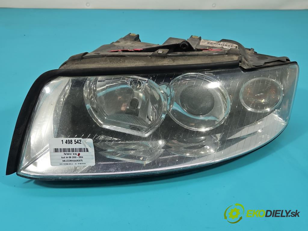 Audi A4 B6 2000-2004 2.0 20V 131 HP manual 96 kW 1984 cm3 4- Reflektor: ľavý 8E0941003S (Kľučka dverí ostatné)