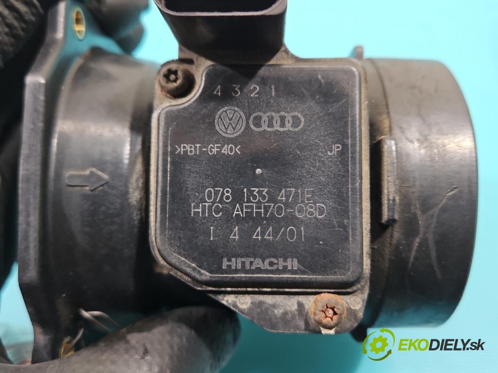 Audi A6 C5 1997-2004 2.4b 170 HP automatic 125 kW 2393 cm3 4- průtokoměr: 078133471E (Váha vzduchu)