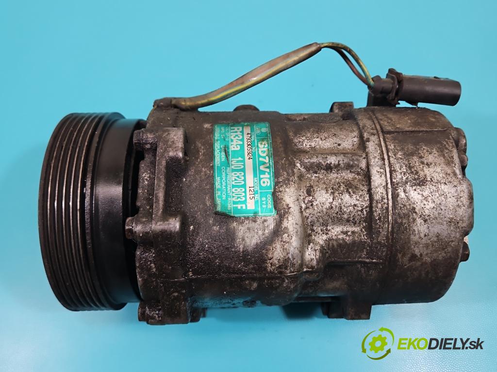 Vw New Beetle 1998-2010 2.0 8V 116 HP manual 85 kW 1984 cm3 3- Kompresor: klimatizácie 1J0820803F (Kompresor klimatizácie)