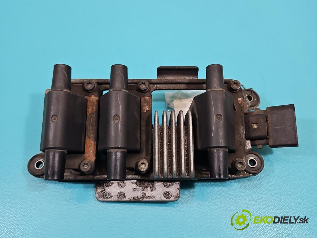 Audi A6 C5 1997-2004 2.4b 170 HP automatic 125 kW 2393 cm3 4- cievka zapaľovacia 078905104 (Zapaľovacia cievka)