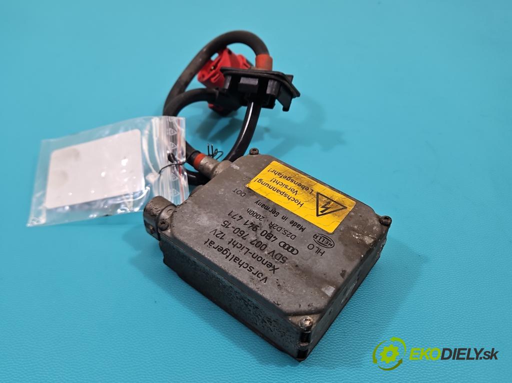 Audi A6 C5 1997-2004 2.4b 170 HP automatic 125 kW 2393 cm3 4- střídač: xenon 5DV007760-15 (Riadiaca jednotka xenónu)