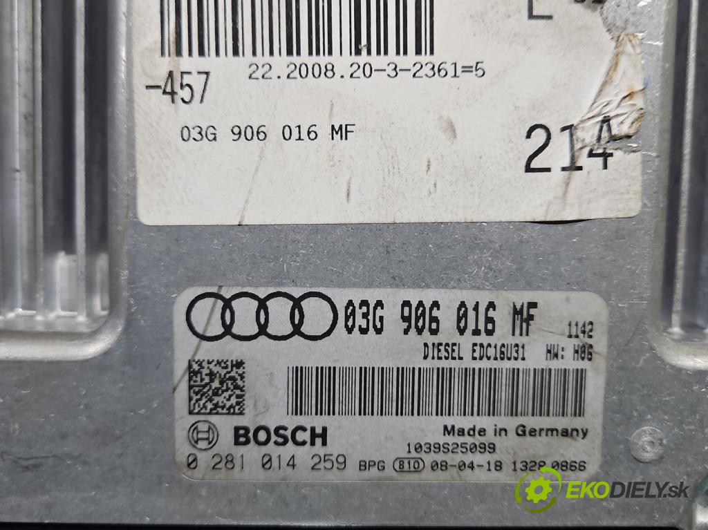 Audi A6 C6 2004-2011 2.0 tdi 140 HP automatic 103 kW 1968 cm3 4- riadiaca jednotka motora 03G906016MF