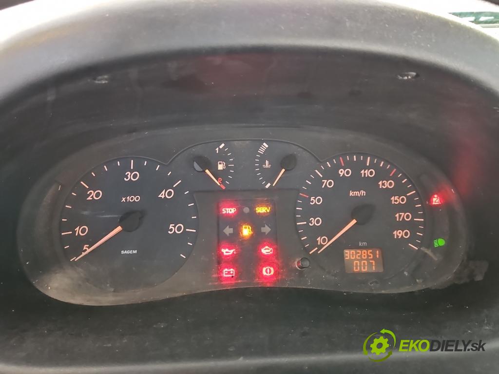 Renault Master II 1998-2010 2.2 dci 90 HP manual 66 kW 2200 cm3 5- prístrojovka/ budíky P8200140413B (Prístrojová doska)