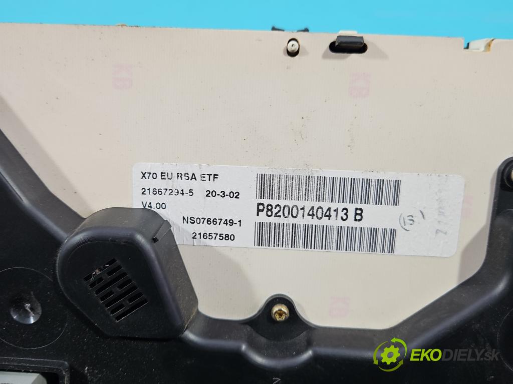 Renault Master II 1998-2010 2.2 dci 90 HP manual 66 kW 2200 cm3 5- prístrojovka/ budíky P8200140413B (Prístrojová doska)