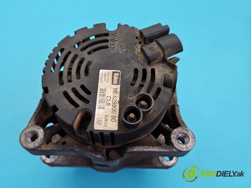 Citroen Berlingo I 1996-2008 1.9d 71 HP manual 52,5 kW 1868 cm3 5- Alternator 9642880080 (Alternátor)