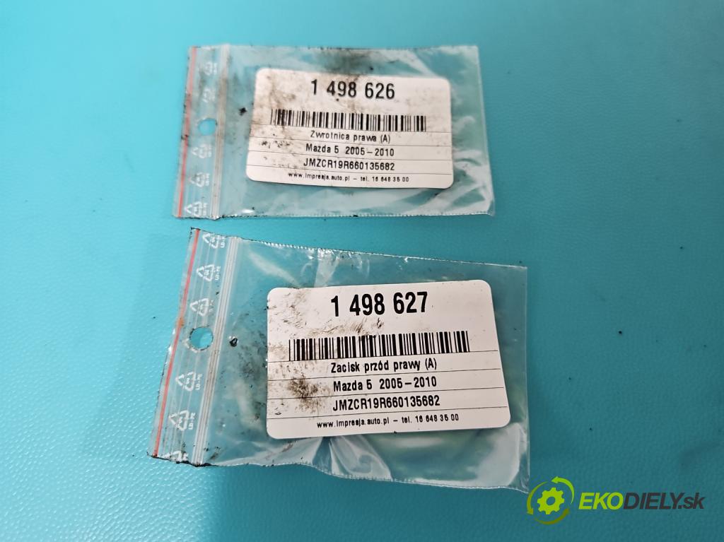 Mazda 5  2005-2010 2.0 citd 143 hp manual 105 kW 1998 cm3 5- náboj pravé  (Náboj kola)