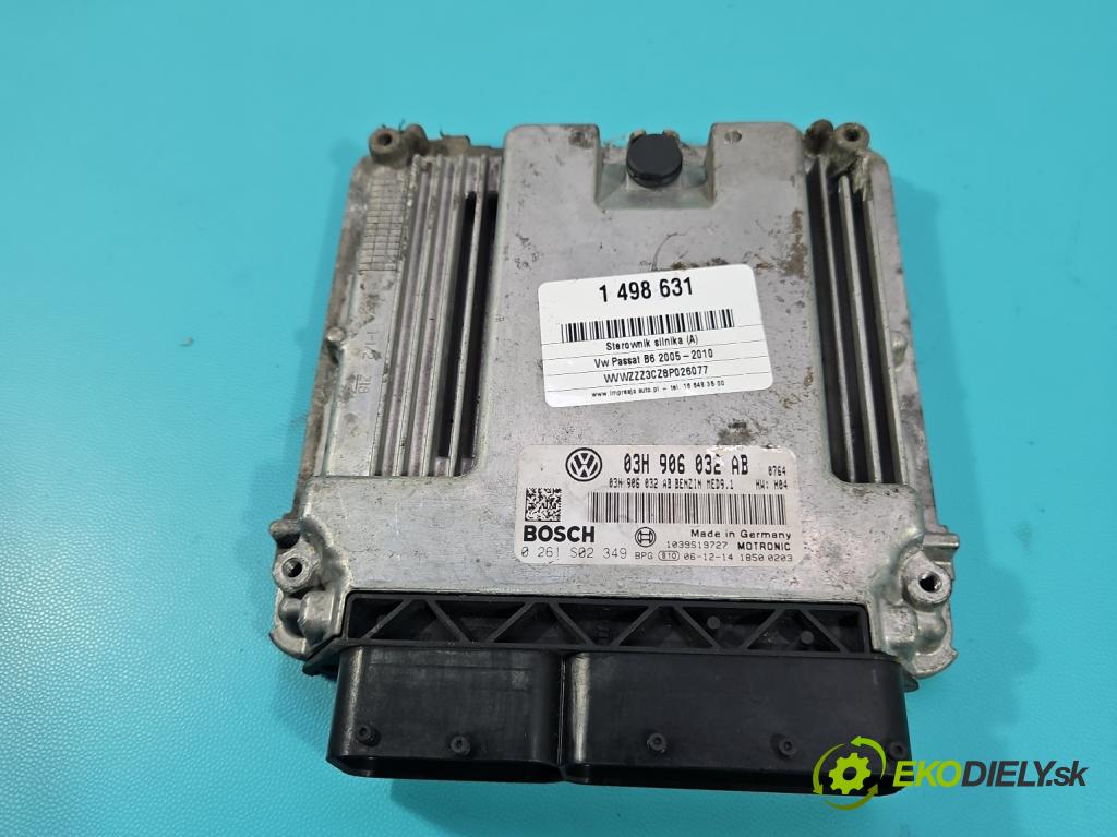 Vw Passat B6 2005-2010 3.2 FSI V6 250 HP automatic 184 kW 3168 cm3 4- riadiaca jednotka motora 03H906032AB