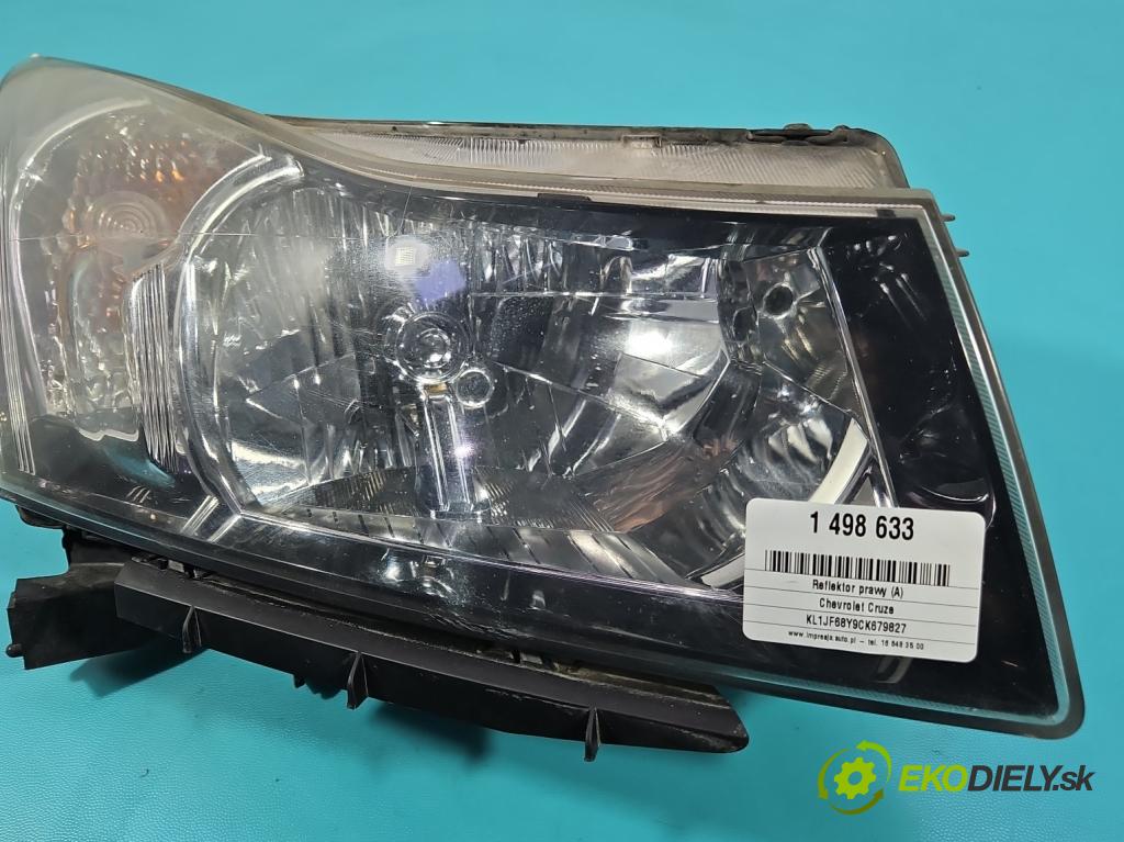 Chevrolet Cruze 2.0 VCDi: 163 HP manual 120 kW 1998 cm3 5- Reflektor: pravý  (Svetlo predné pravé)