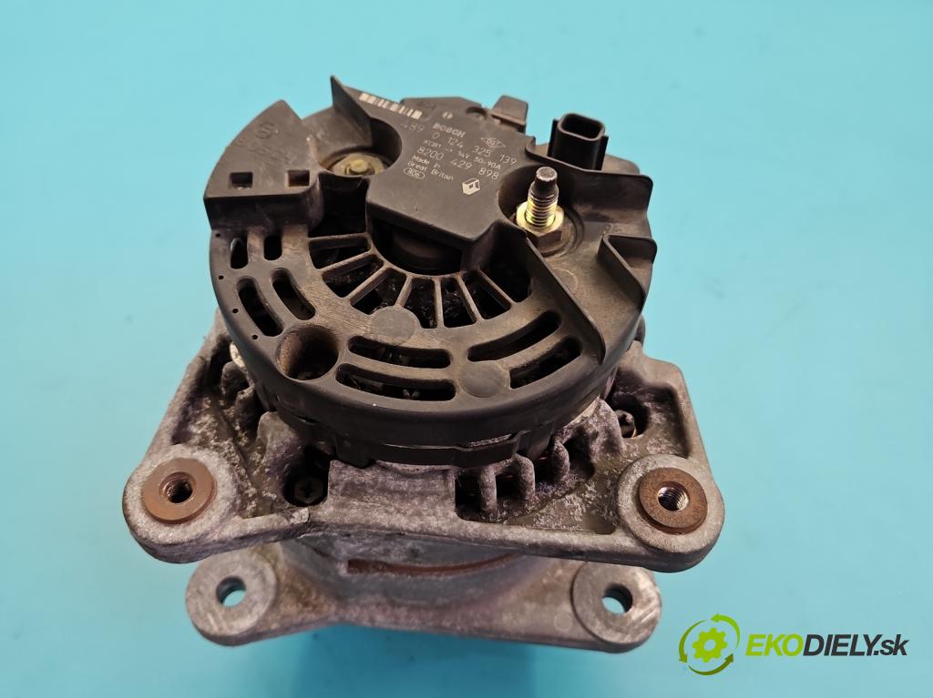 Renault Modus 1.1 16V 75 HP manual 55 kW 1149 cm3 5- Alternator 8200429898 (Alternátor)
