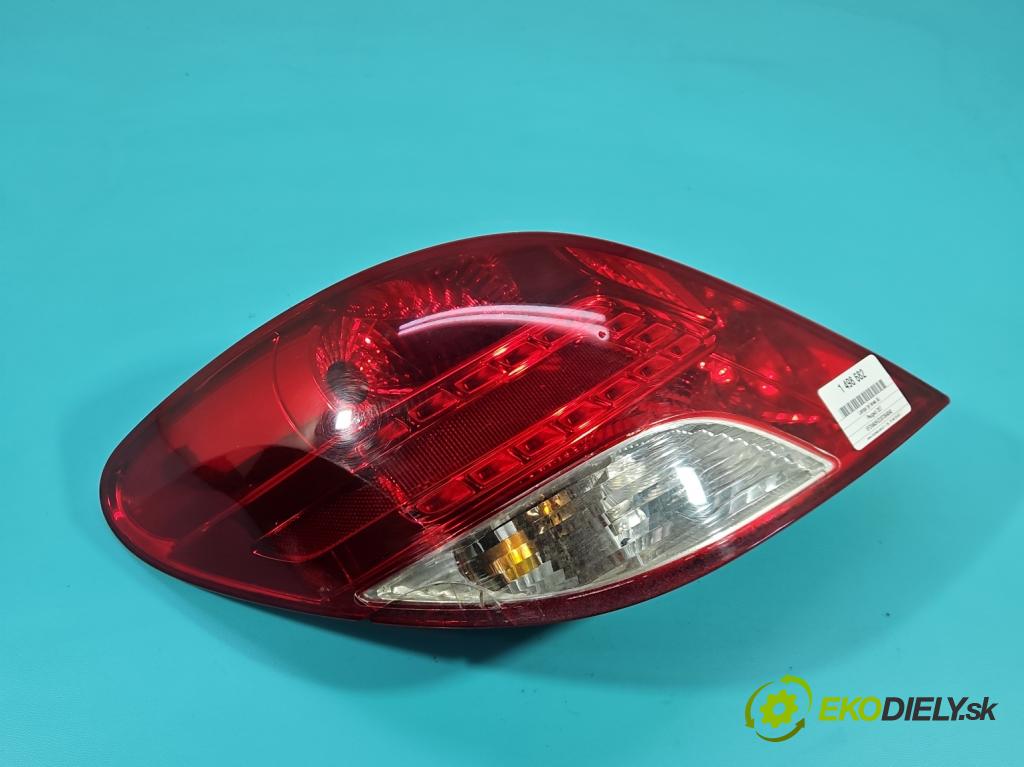 Peugeot 207 1.4 hdi 68 hp manual 50 kW 1398 cm3 3- světlo zadní levé 9686566080 (Klika dveří ostatní)
