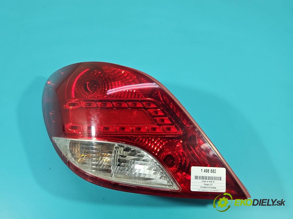 Peugeot 207 1.4 hdi 68 hp manual 50 kW 1398 cm3 3- světlo zadní levé 9686566080 (Klika dveří ostatní)