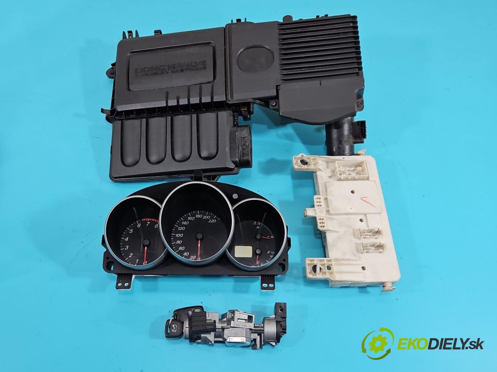 Mazda 3 I BK 2003-2009 1.6 16V 105 HP manual 77 kW 1598 cm3 5- riadiaca jednotka motora 279721-2240