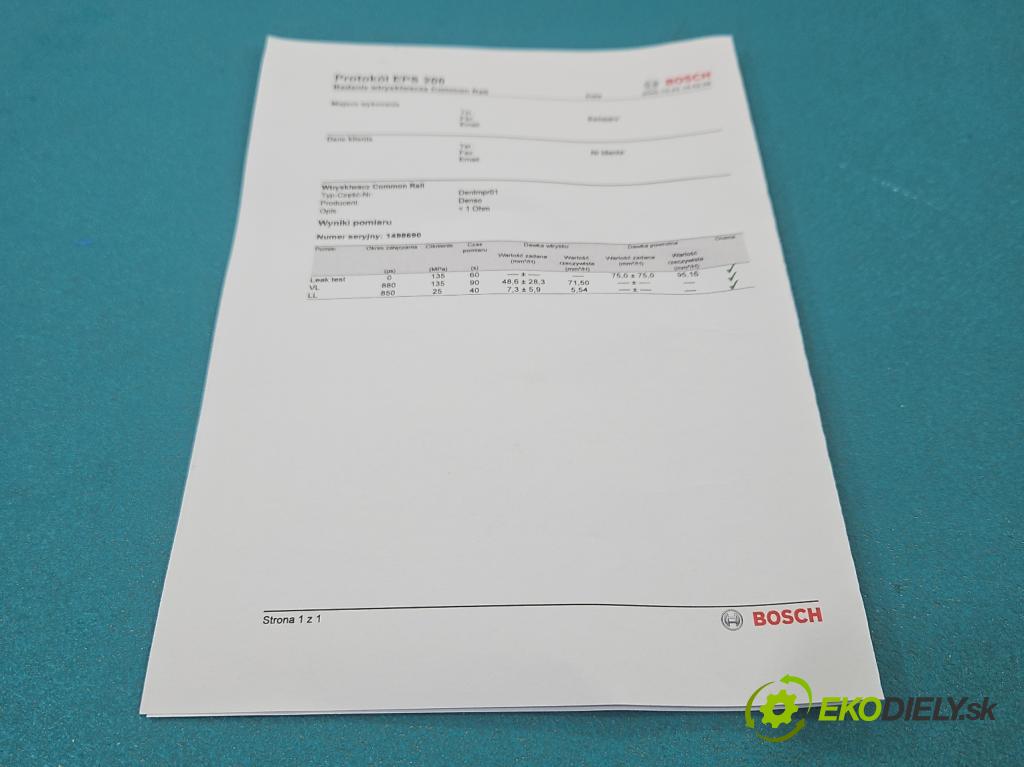 Mazda 5  2005-2010 2.0 citd 143 HP manual 105 kW 1998 cm3 5- vstrek RF7J13H50 (Vstrekovač paliva)