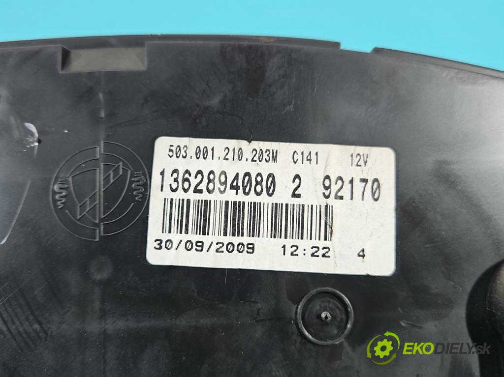 Peugeot Boxer II 2006-2018 2.2 hdi 120 HP manual 88 kW 2198 cm3 5- prístrojovka/ budíky 1362894080 (Prístrojová doska)