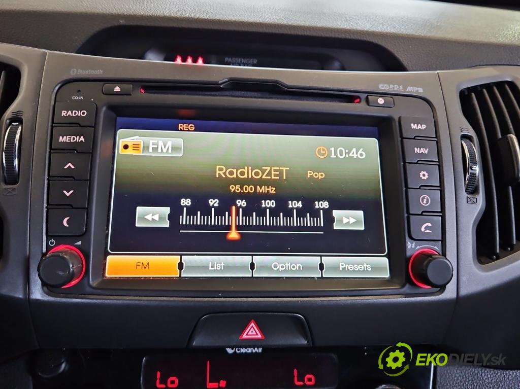 Kia Sportage III 2010-2015 2.0 crdi 136 HP manual 100 kW 1995 cm3 5- Radio originál 96560-3U500WK
