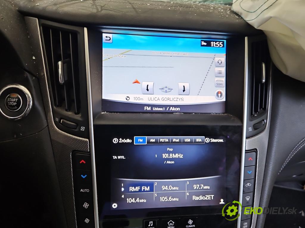 Infiniti Q50 I 2013-2024 2.0 T 211KM automatic 155 kW 1991 cm3 4- Zobrazit: 28387 4GN7A (Prístrojová doska)