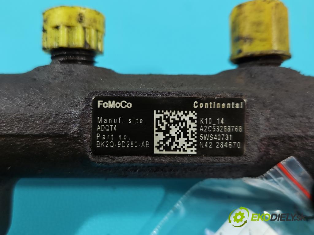 Citroen Jumper III 2014- 2.2 hdi 110 HP manual 81 kW 2198 cm3 4- lišta vstrekovacia BK2Q-9D280-AB (Vstrekovacia lišta)