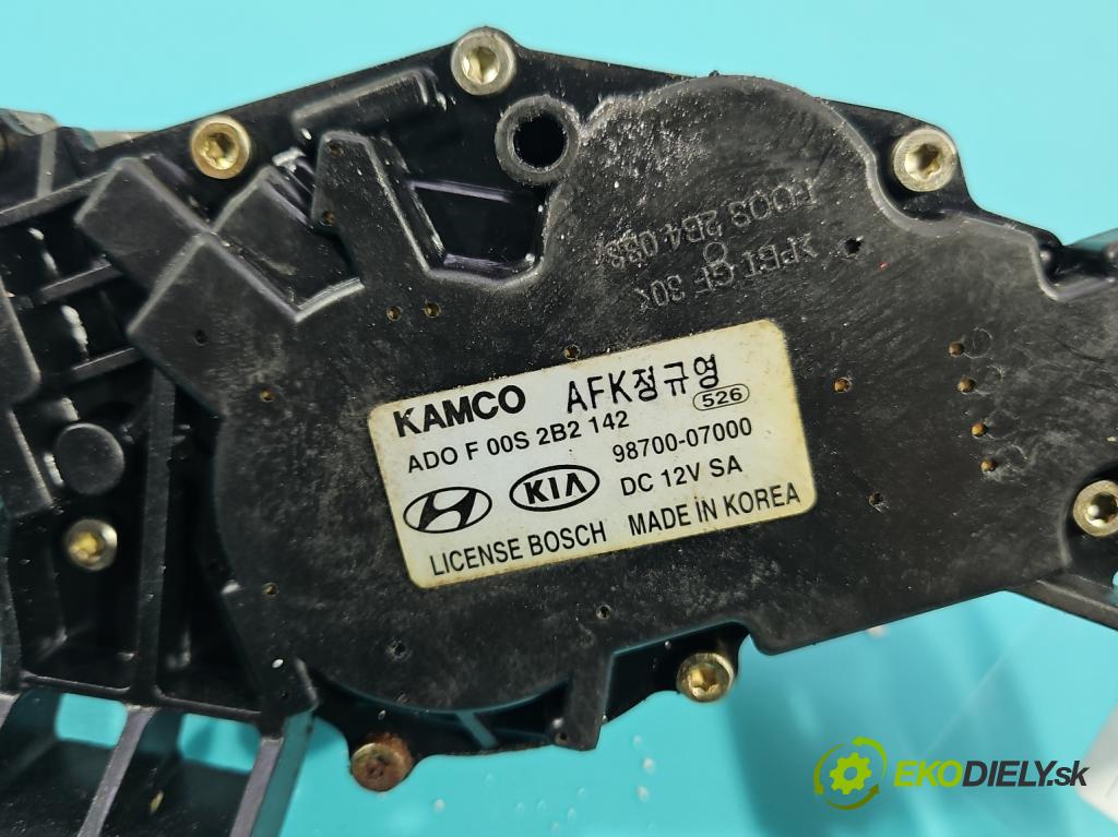 Kia Picanto I 2003-2011 1.0 61 hp manual 44,5 kW 999 cm3 5- motor stěrače zadní 98700-07000