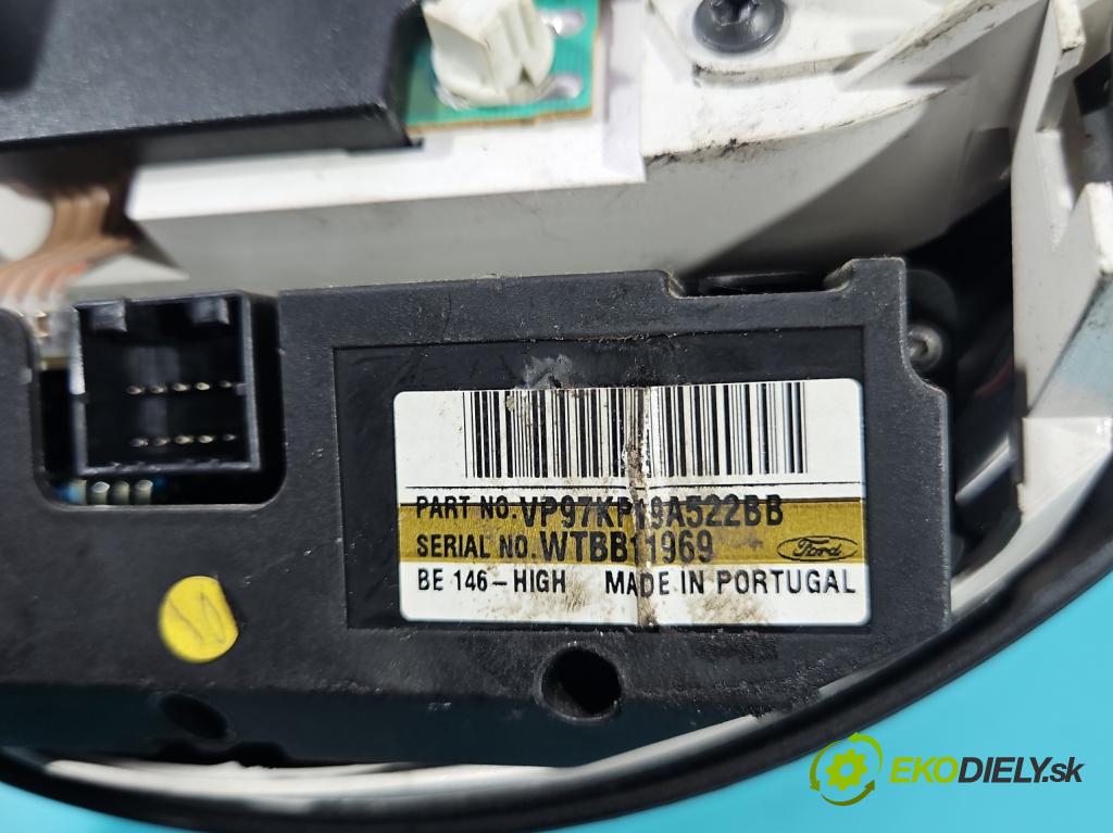 Ford Ka Mk1 1996-2008 1.3b: 60 HP manual 44 kW 1299 cm3 3- panel kúrenia 97KP-19A522-BB