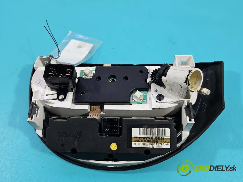 Ford Ka Mk1 1996-2008 1.3b: 60 HP manual 44 kW 1299 cm3 3- panel kúrenia 97KP-19A522-BB