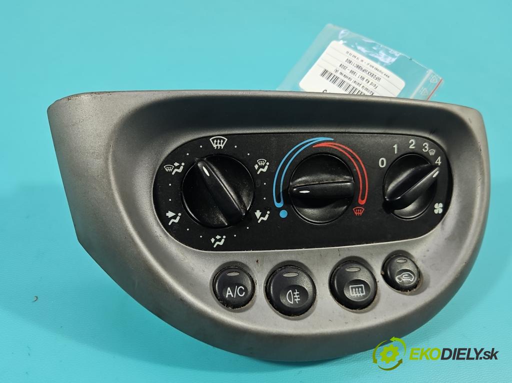 Ford Ka Mk1 1996-2008 1.3b: 60 HP manual 44 kW 1299 cm3 3- panel kúrenia 97KP-19A522-BB