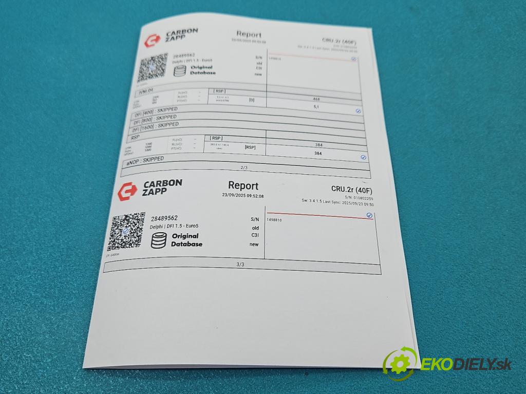 Chevrolet Cruze 2.0 VCDi: 163 HP manual 120 kW 1998 cm3 5- vstrek 28489562 (Vstrekovač paliva)