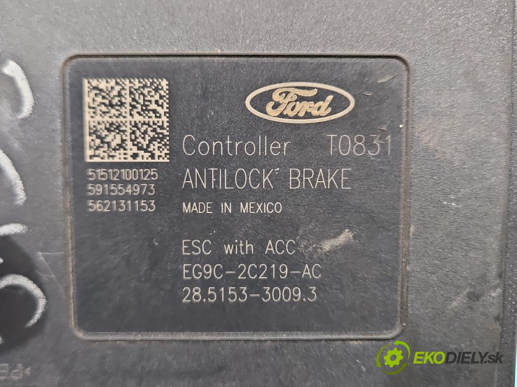 Ford Fusion USA 2012-2020 2.0 EcoBoost: automatic 179 kW 1999 cm3 4- čerpadlo abs EG9C-2C405-AF (Pumpa ABS)