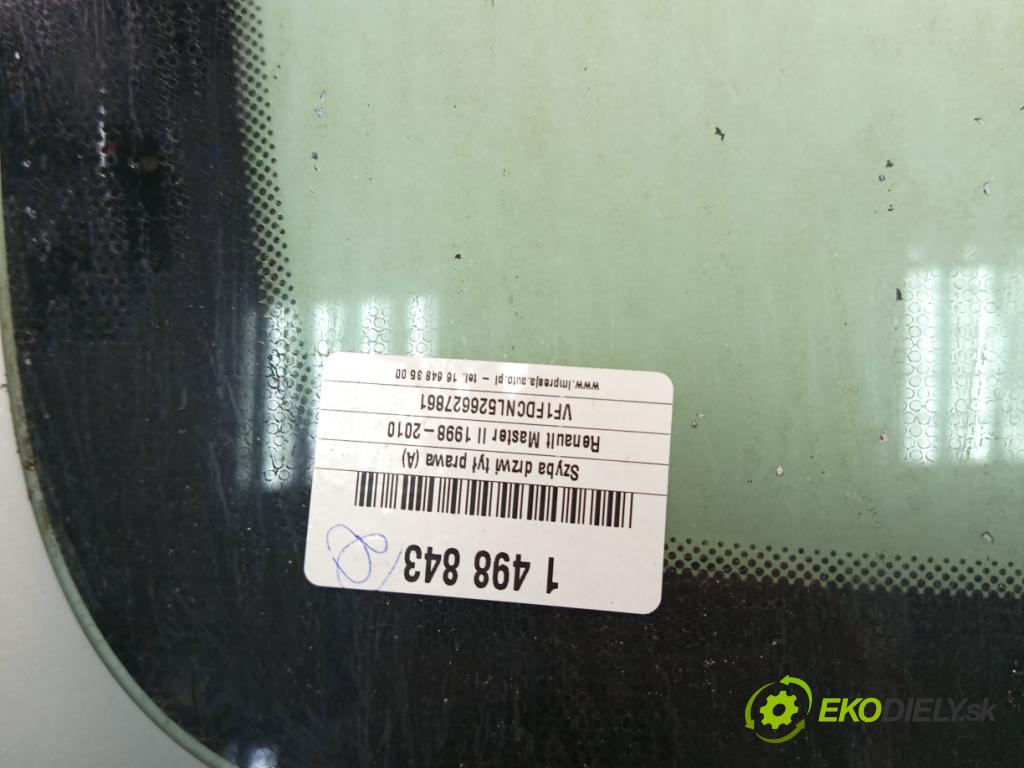 Renault Master II 1998-2010 2.2 dci 90 hp manual 66 kW 2200 cm3 5- sklo dveře zadní pravé