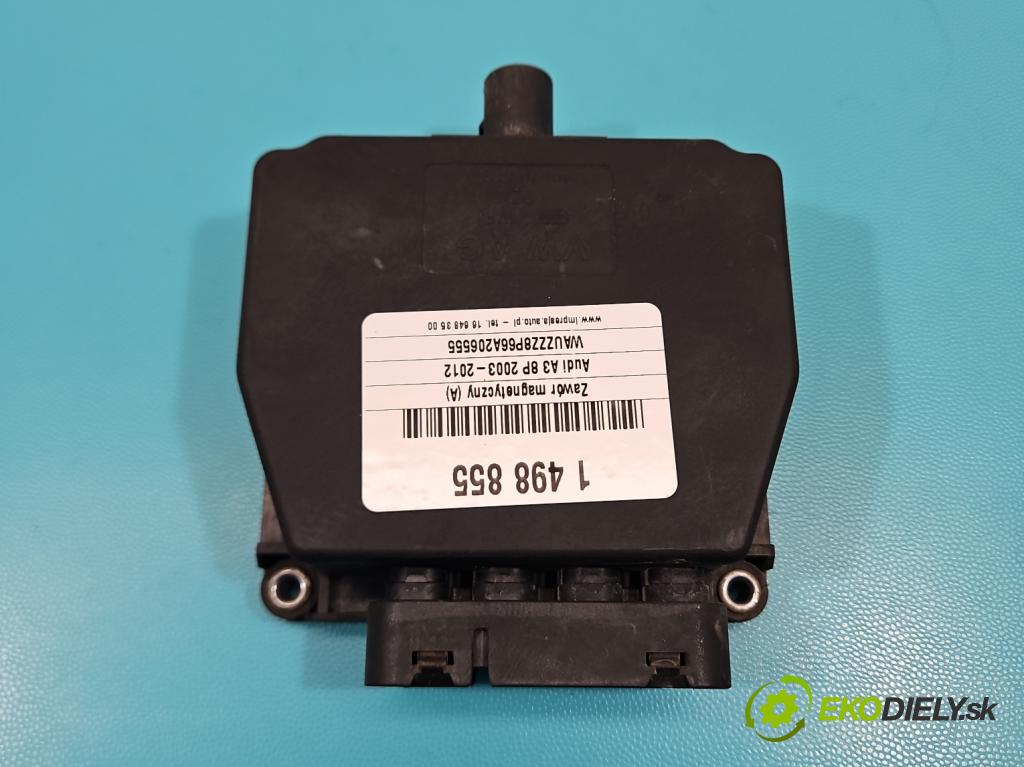 Audi A3 8P 2003-2012 2.0 tdi 140 hp manual 103 kW 1968 cm3 5- ventil magnetický: 6Q0906625 (Ventil ostatní)